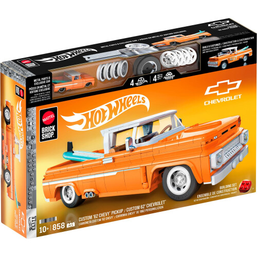 Custom '62 Chevy Model Kit, 1:16 Scale, 854 Parts