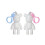 Marble Bear Keychain Kit with Paints and Accessories 2