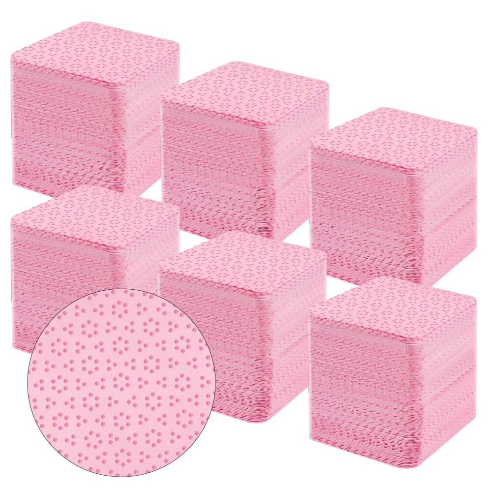 Pink Lint Nail Wipes 540Pcs For Gel Polish Removal And Eyelash Extensions