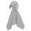 Organic Cotton Baby Comforter, Knitted Rabbit, 27cm 1