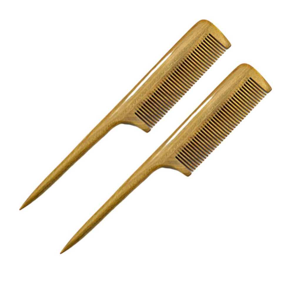 Sandalwood Tail Comb for Precise Hair Sectioning with Smooth Glide Teeth and Natural Wood Aroma
