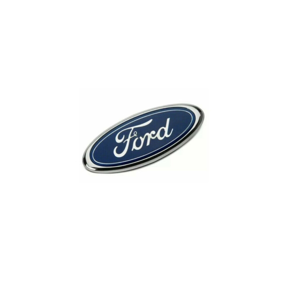 Ford Badge Oval 145X 60Mm Front/Rear Emblem Focus Mondeo Transit Blue