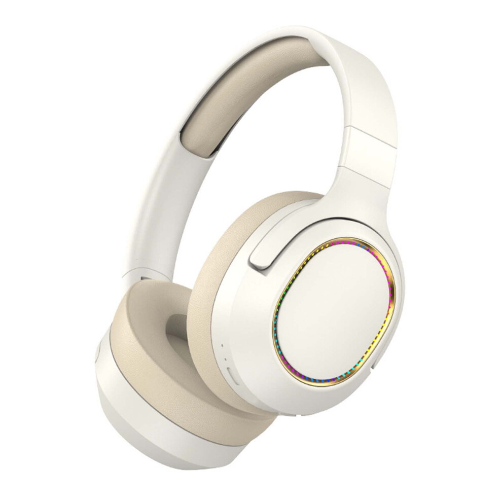 Over-Ear Bluetooth Headphones Led Lighting Foldable Wireless Headphones Low Latency With Microphone And Breathing, Bluetooth Headset 9482726524847