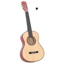 vidaXL Guitar for Beginners and Children Classical 1/2 34" American Basswood Brown