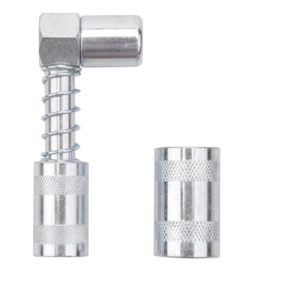 Grease Nozzle Adapter - Accessory 90 Degree Coupler With Sleeve 3 Jaw Angle Tool 9395123166353