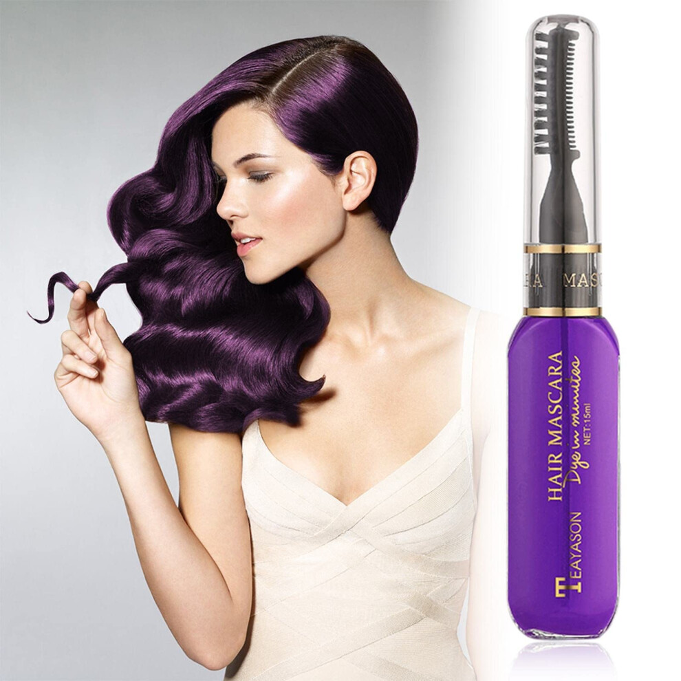 Dark Temporary Hair Color Chalk Comb Set For Hair, 13 Vibrant Shades, Easy Water Removal, 3Ml