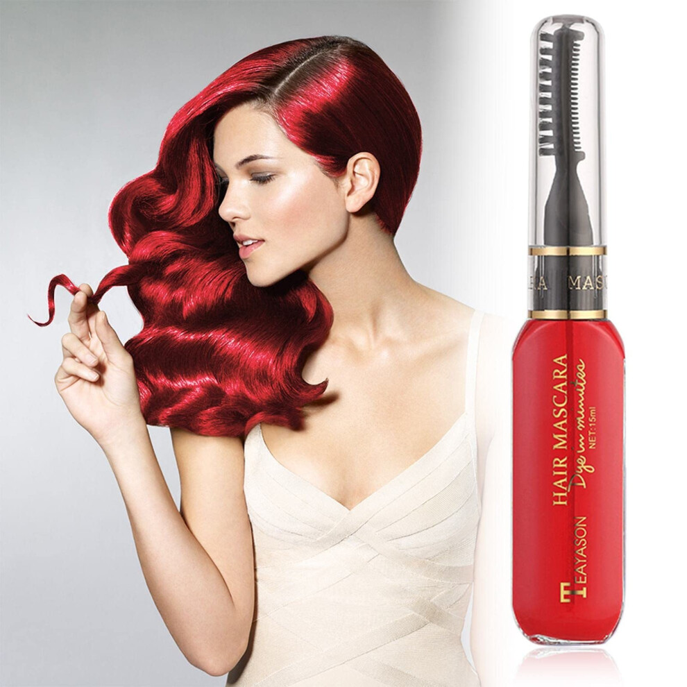 Dark Temporary Hair Color Chalk Comb Set For Hair, Washable Party Highlights, 3Ml C Size