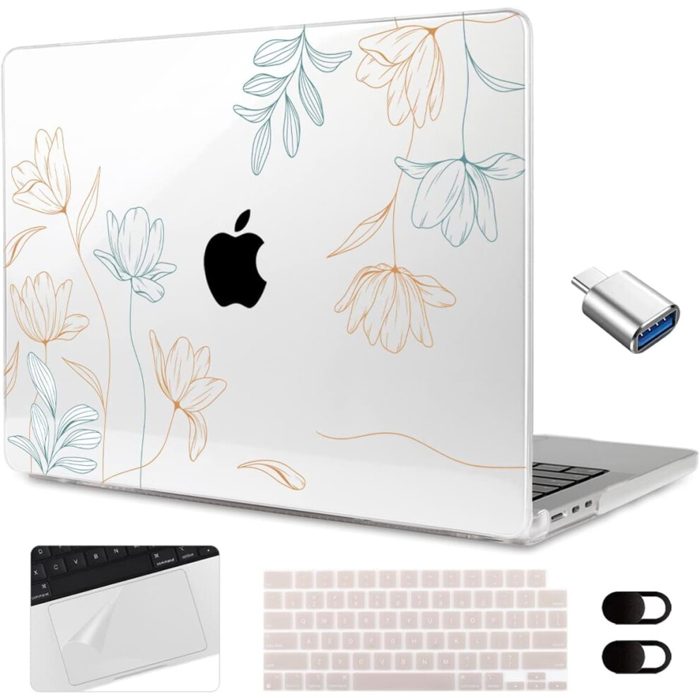 For Macbook Pro 14 Inch Case 2023 2022 2021 New A2779 A2442 M2 M1 Pro/Max With Touch Id, Laptop Hard Shell 9482828918186
