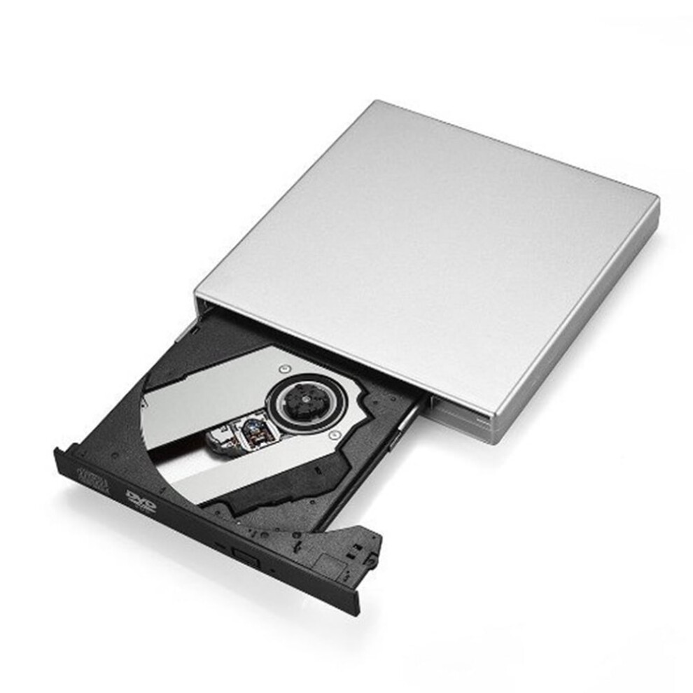 Jixopn Usb 2.0 Slim External Dvd Rw Cd Writer Burner Reader Player Optical Drive 9482828918032