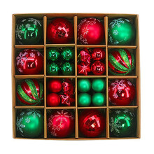 Black and Friday Deal 2024! 44 Pcs Shatterproof Christmas Ornaments Set, Compatible with Xmas Tree Decorations, Holiday Hanging Ornament