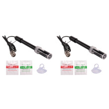 2X Ph Replacement Probe Aquarium Laboratory Electrode Ph Meter Potential Test Bnc Q9 Connector