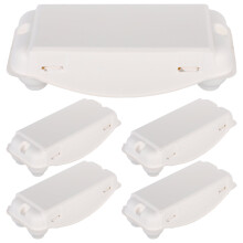 5 Pcs Egg Carton Organizer For Reusable Storage Pulp Cartons Paper Fridge Holder