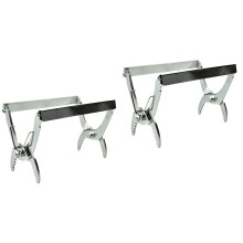 2pcs Beekeeping Tool Beehive Frame Clip Lifter Capture Grip Nests Box Jig Beekeeping Tools Bees Nests Box Clip Frame Holder Lifter (Silver)