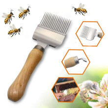Kitchen Gadgets ZKCCNUK Stainless Steel Bee Hive Uncapping Honey Fork Scraper Shovel Beekeeping Tool Kitchen Utensils Home Decor Clearance
