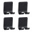 Yongwei4Pcs Γάντζοι Ξυρίσματος Βάση Ντους Αυτοκόλλητη Αποθήκευση για Μπάνιο Κουζίνας 1