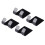 Yongwei4Pcs Γάντζοι Ξυρίσματος Βάση Ντους Αυτοκόλλητη Αποθήκευση για Μπάνιο Κουζίνας 2
