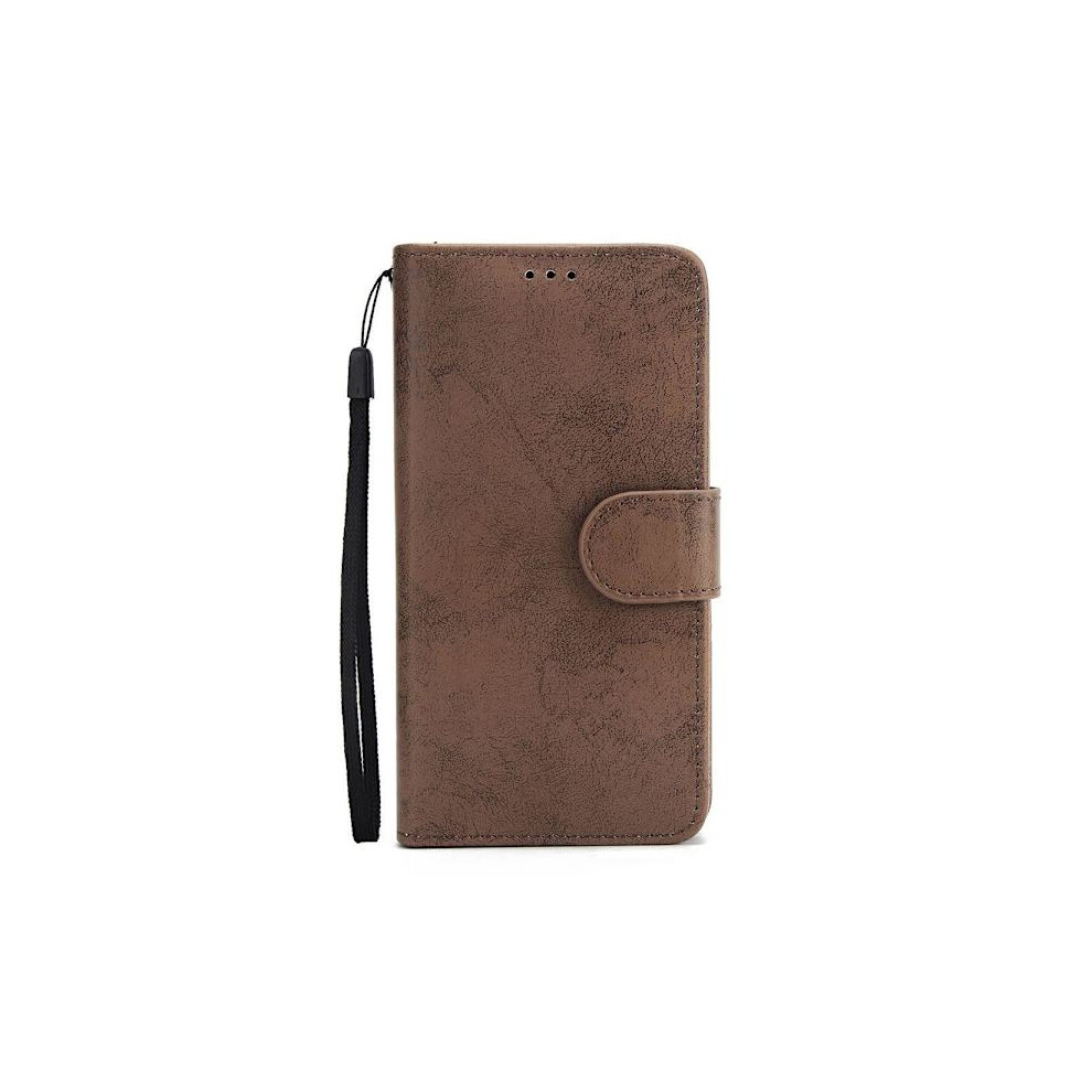 Wallet Case With Cover Function For Compatible With Iphone 8 Brown 9482828296567