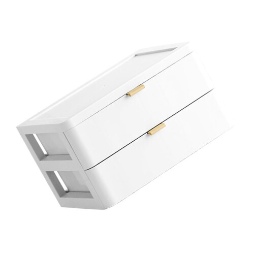 Guangmc Vanity Organizer Compact Storage Drawers - 2 Drawers 1