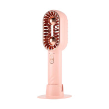 Gnobogi Tragbarer Mini-Ventilator, Handventilator mit Rotorblättern, leiser, kleiner Ventilator für unterwegs, USB-aufladbar, im Angebot