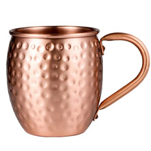 Abverkauf! Sunggoko Moscow Mule Becher, Kupferbecher, gehämmert, reine Kupferbecher, Trommelbecher, Cocktailbecher, Becher, Mule-Becher