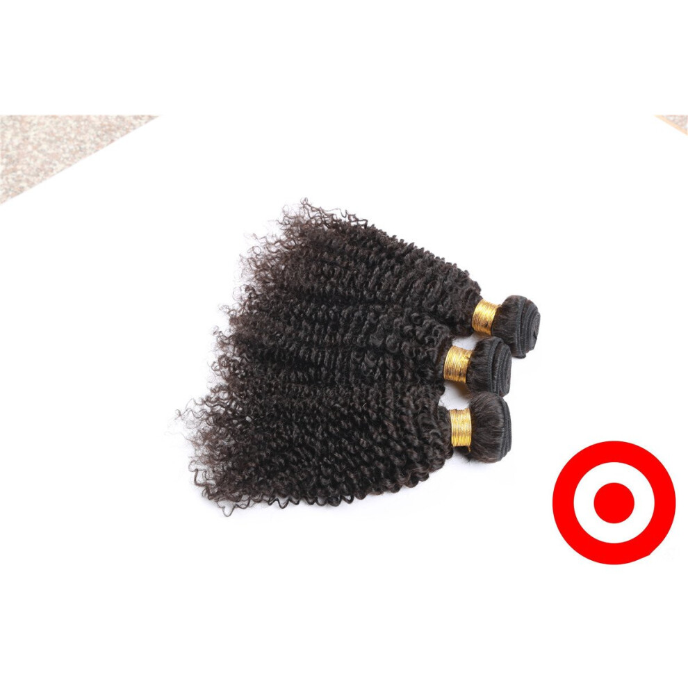Unisex Cambodian Human Hair Extensions Jerry Curly Virgin Remy Bundles 12 Inch 3Pcs Lot 300G Natural Color