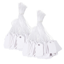 Label Blank Hang Tag Jewelry Tags Customize Stickers Labels for Clothing Wedding Writable 1000 Pcs