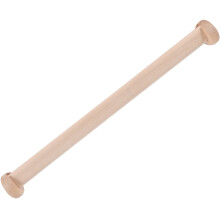 Multi- Hanging Rod Long Tension Rods 72-144 for Curtains Wardrobe Closet Round Heavy Wooden