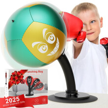 HZG Desktop Punching Bag, Stress Buster with Suction Cup for Office Table and Counters, Heavy Duty Stress Relief Ball, Desk Boxing Punch Ball, Funny