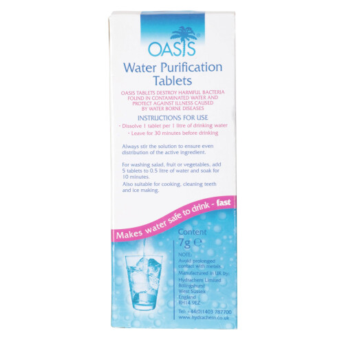 Highlander Aquaclear water purification tablets, 50 tablets, FA013 1