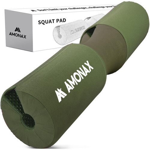 AMONAX Barbell Squat Pad Extra Thick Foam Padding for Neck  Shoulder Suppor