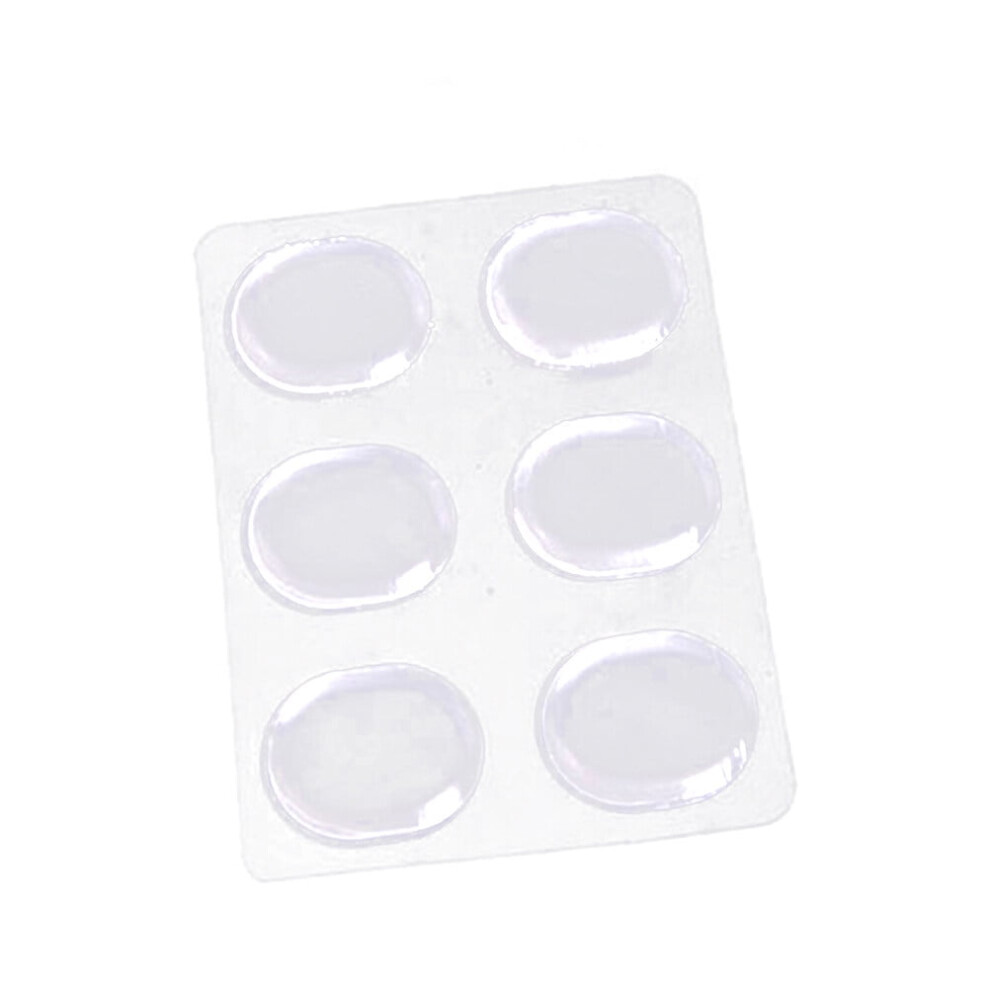 6Pcs Blister Shoe Pad Silicone Gel Spot Shoes Pad Sticker Clear Heel Grips