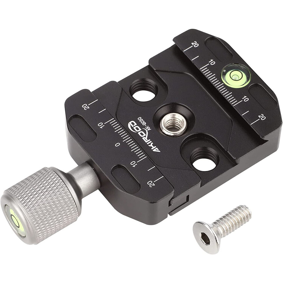 50Mm Quick Release Clamp With Arca Style Plate Fits For Tripod Ballhead Universal Quick-Change Seat, Monopod Head, 9482828923050