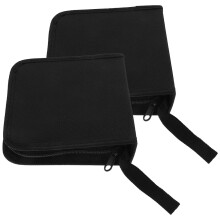 Mini CD Package 2 Pcs Album Case Disc Bag Binder Storage Rack Zipper Files Folders Travel