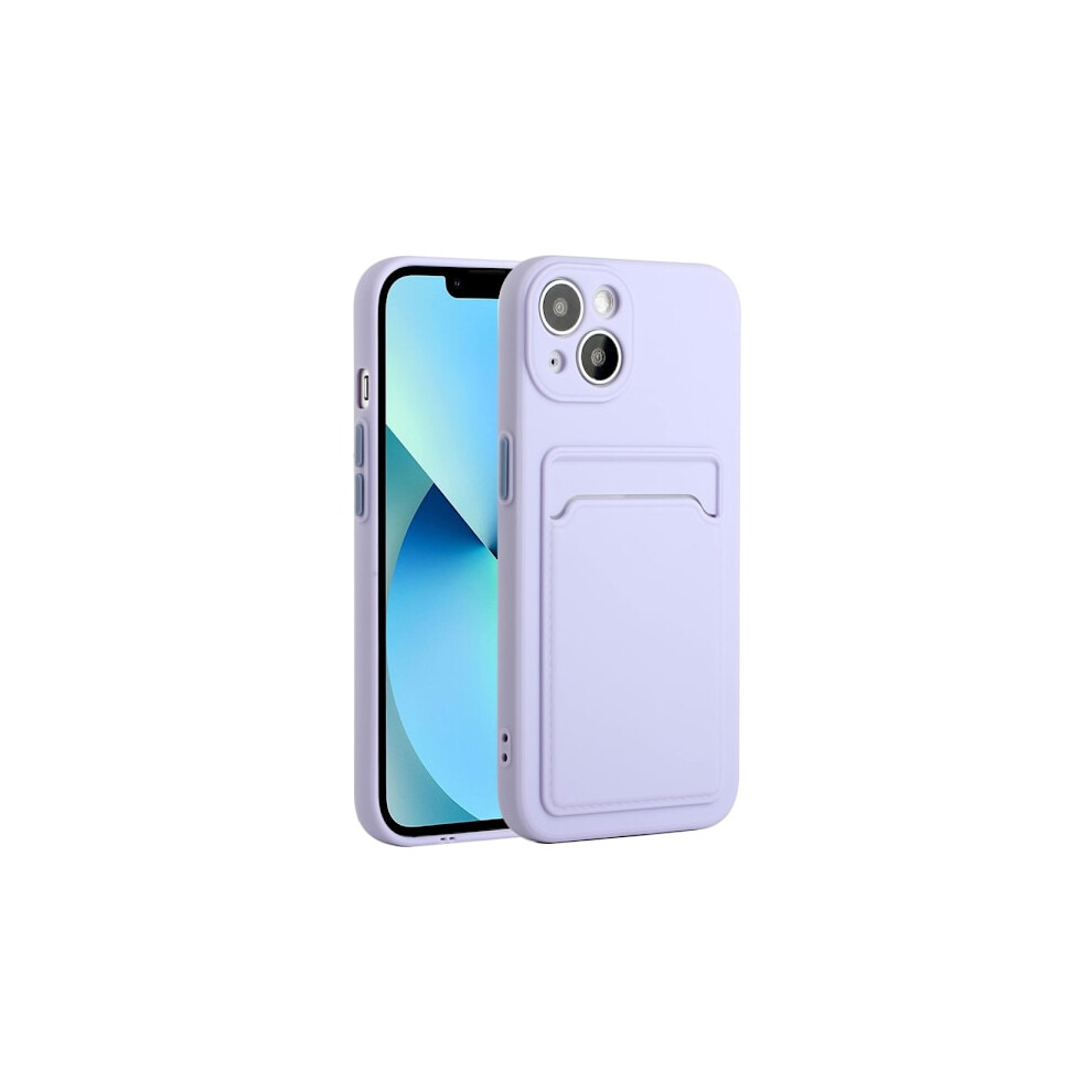 Compatible With Iphone 13 Case With Card Slot Purple 9482828924231