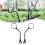 Motorcycle Bicycle Rearview Handlebar Mirrors Bendable Adjustable Reflector 1PCS 5