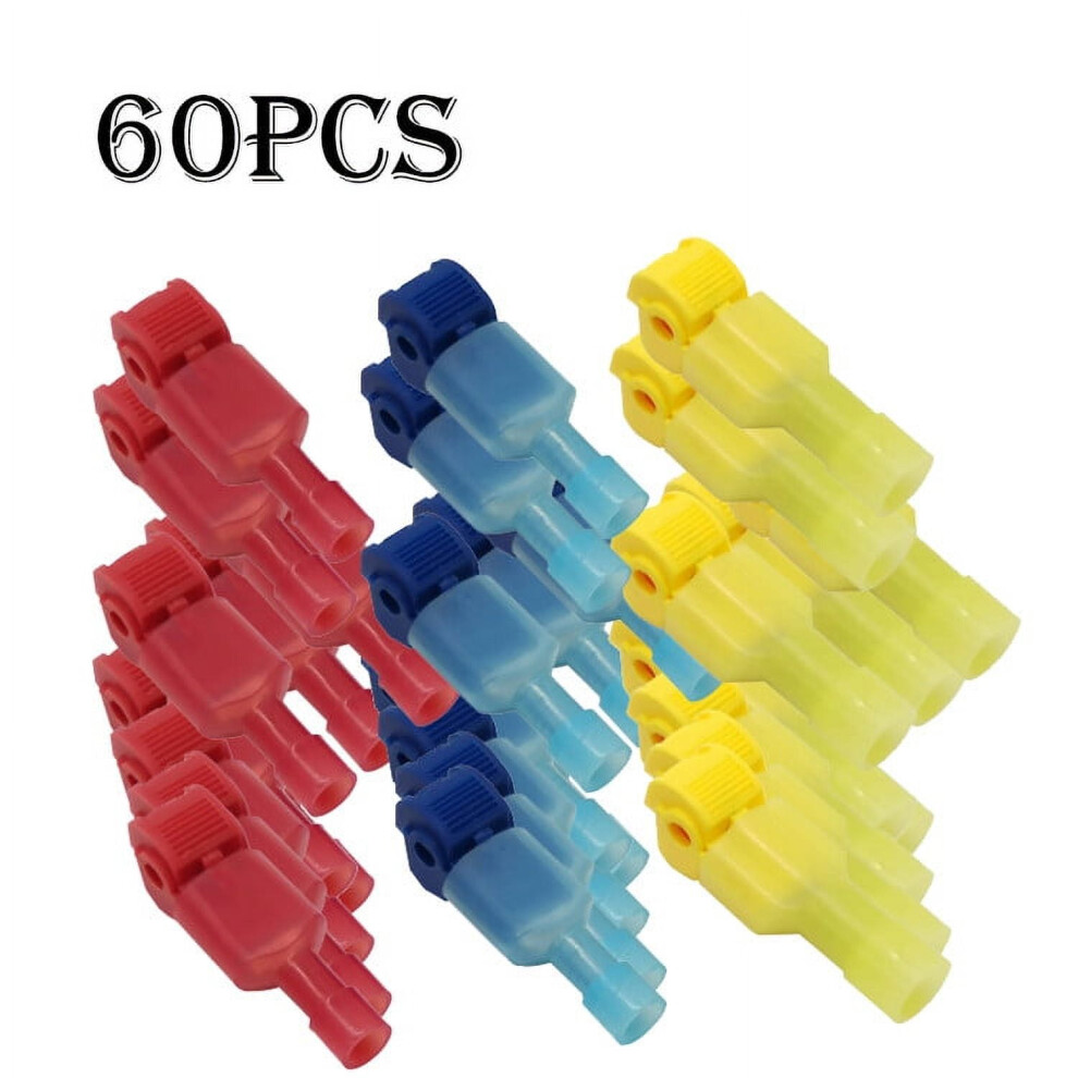 Kiplyki Father's Day Insulated 22-10 Awg T-Taps Quick Splice Wire Terminal Connectors Combo Kit 9482828924842