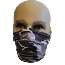 Gray Camo Moisture Wicking Sports Headband with SlipResistant Fit for Workout and Running