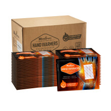Hot Hand Warmers - 80 Count - Hand Warmers Disposable Single Use Air Activated Heat Packs for Hands, Toes and Body - Up to 12 Hours of Heat (40 Pairs