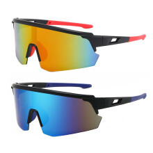 KASESSS 2 PCS Cycling Glasses, Sports Sunglasses, Polarized Cycling Sunglasses for Men Women, Polarised Sun Glasses UV400 Protection Protection Ski G