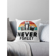AIVO Never Forget Années 70, 80 et 90 - Cadeau humoristique pour un anniversaire - Housse de coussin décorative - Housse de coussin pour canapé