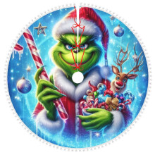 De Grinch World Travel kerstboomrok met pompons, feestelijke kerst- en nieuwjaarsdecoraties30