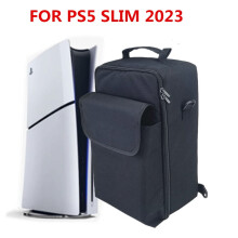Estojo de transporte portátil para console PS5 Slim, bolsa de armazenamento, bolsa de mão, mochila para console de jogos Playstation 5 Slim.