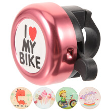 Zonh1Ensemble de jolies sonnettes de vélo pour enfants, klaxon de vélo de dessin animé, accessoires de vélo