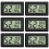 Termômetro e Higrômetro Digital Mini, Preto (Pacote com 6 - Quadrado) 1