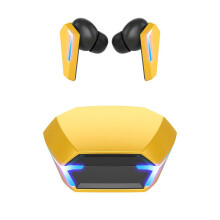 Fones de ouvido sem fio com microfone com cancelamento de ruído, fones de ouvido esportivos com gancho de orelha, fones de ouvido estéreo