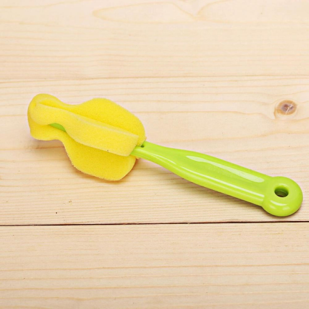 Feiona Bottle Sponge Straight Handle Brush Feeding Milk Bottle Brush Cleaning Tool
