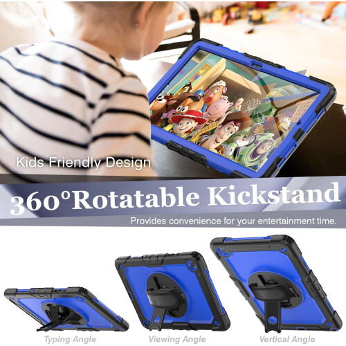 Capa compatível com Samsung Galaxy Tab A9 Plus com protetor de tela e suporte para Apple Pencil, capa para Galaxy Tab A9 Plus de 11 polegadas. 1