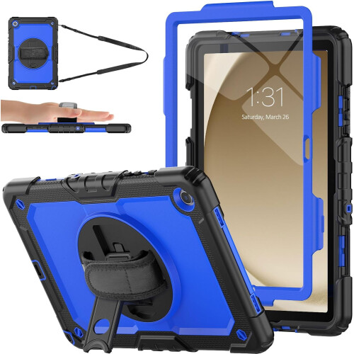 Capa compatível com Samsung Galaxy Tab A9 Plus com protetor de tela e suporte para Apple Pencil, capa para Galaxy Tab A9 Plus de 11 polegadas.