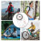Mebamce Multifunctional Waterproof Navigation Compass Map Ruler Magnifier for Explorer Hiking Map Reading and Navigation with Adjustable Lanyard 2