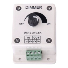 LED-lampa Dimmer Glödlampsregulator Enkel installation Roterande sladdströmbrytare Glödlampa